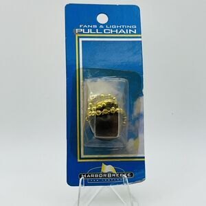 Vintage Harbor Breeze  Fans Lighting Pull Chain Brass Walnut Long NEW In Package